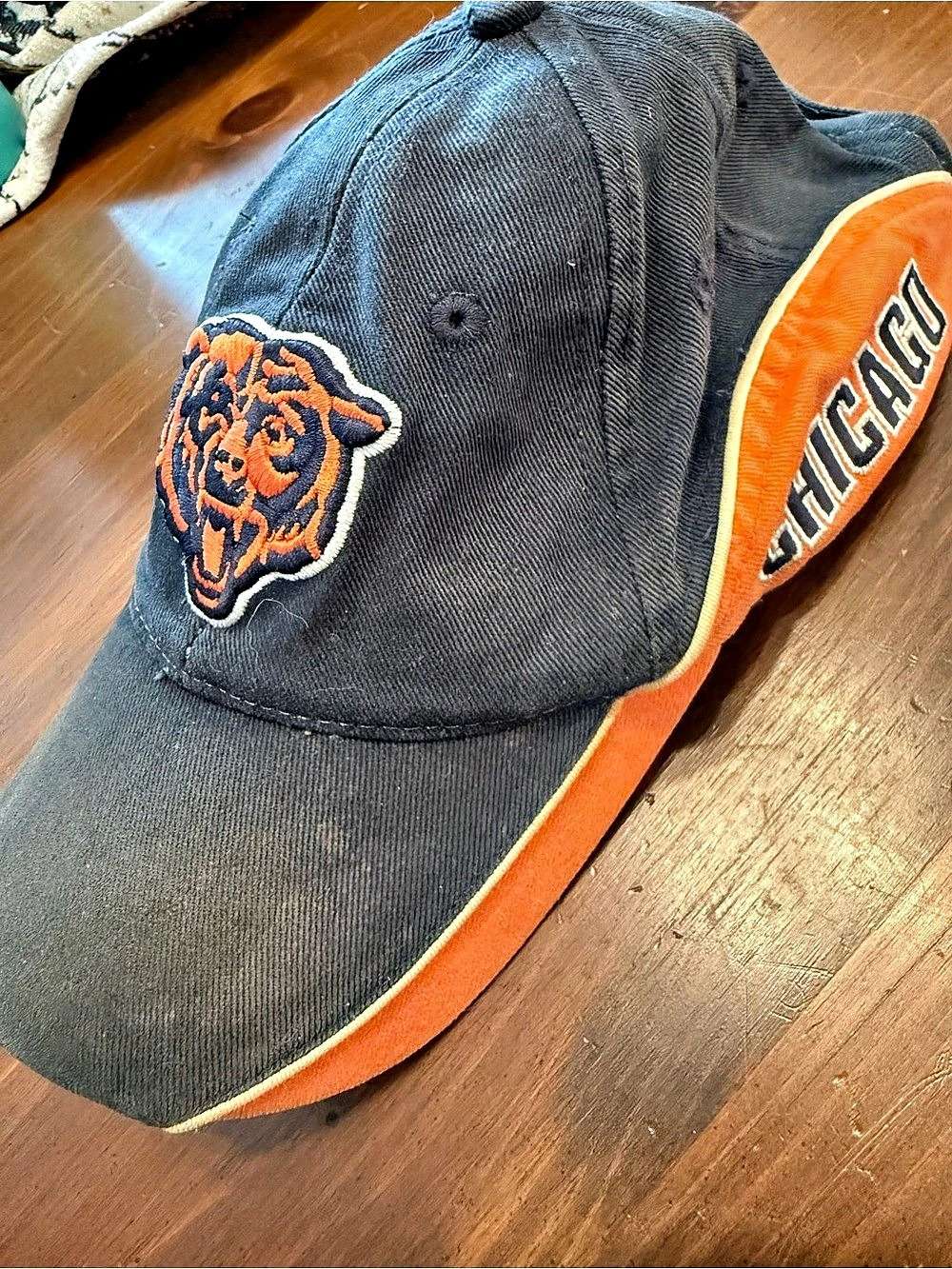 Vintage NFL Team Apparel Chicago Bears team cap Black & Orange Cap